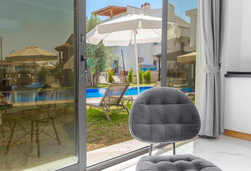 اتاق استاندارد با چشم‌انداز استخر, Nur Suites & Hotels