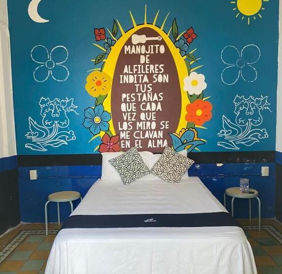 اتاق استاندارد با تخت بزرگ, Chuchumbé Hotel & Hostal