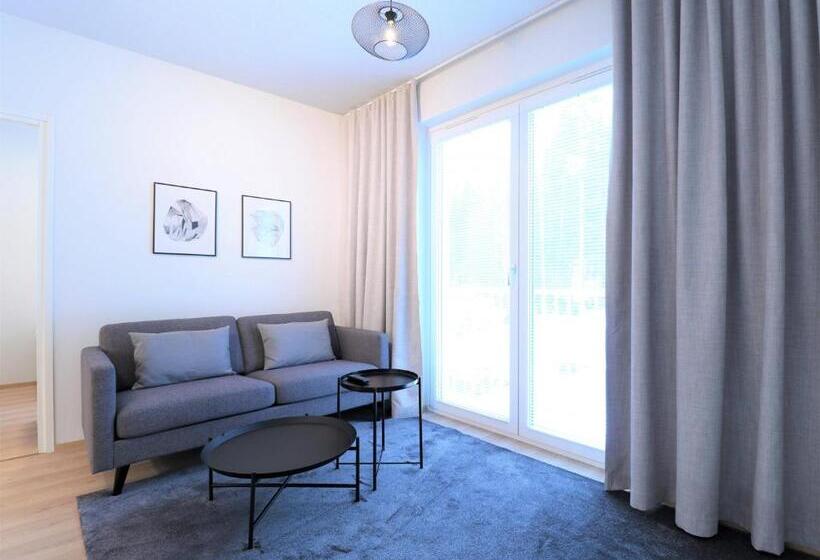 침실 2개 아파트, Forenom Aparthotel Tampere Kaleva