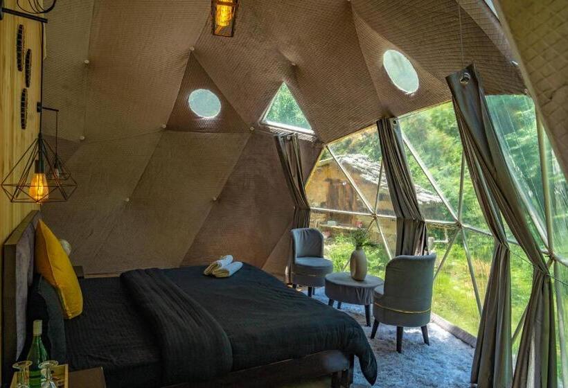 스탠다드 룸 킹사이즈 침대, Whoopers Boutique Resort Jibhi