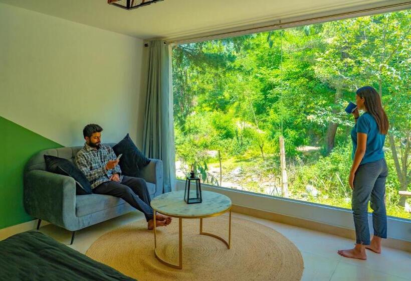 스탠다드 룸 가든 전망, Whoopers Boutique Resort Jibhi