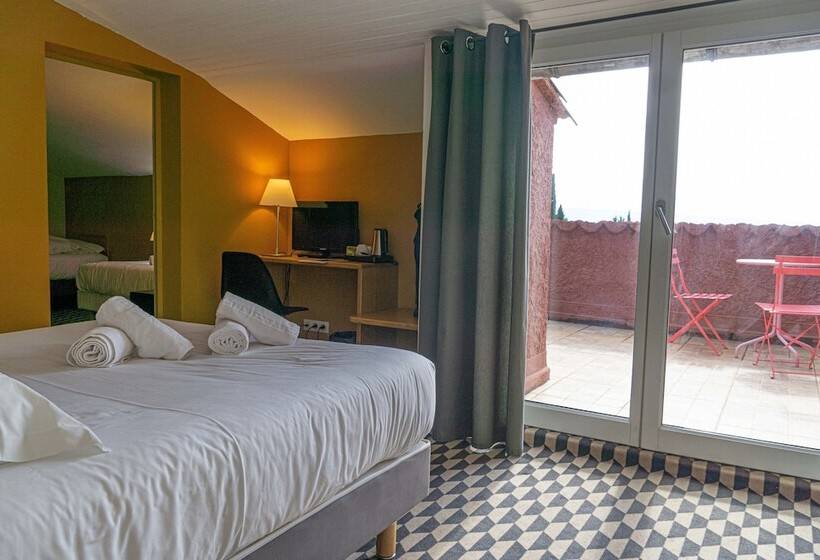 スーペリアの４人部屋, La Maison Des Ocres   Provence