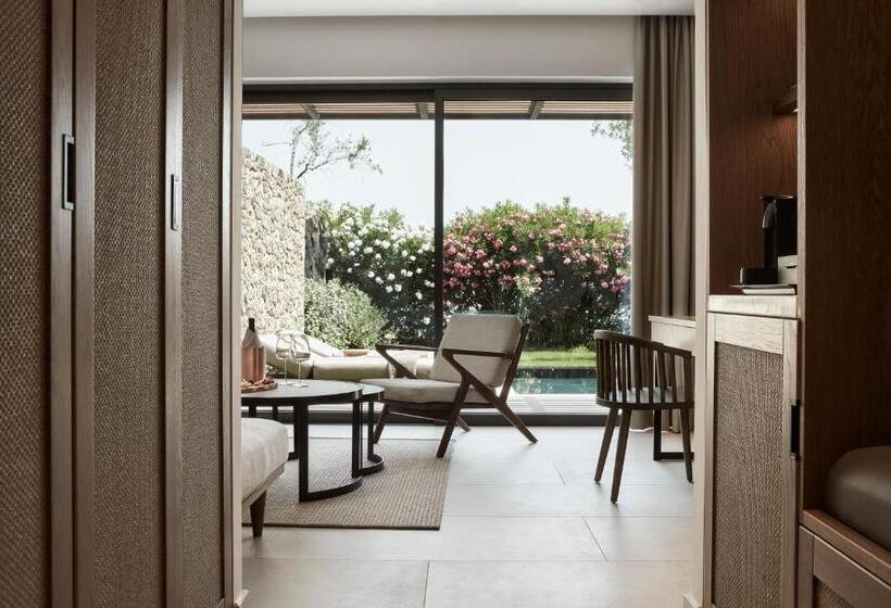 Люкс с Бассейном, The Olivar Suites