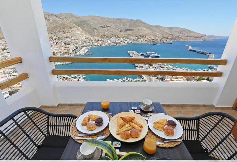 带按摩浴盆的套房, Spongia Apartments Kalymnos