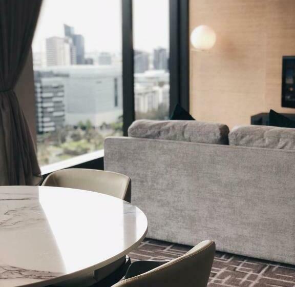 침실 2개 스위트, Pan Pacific Melbourne