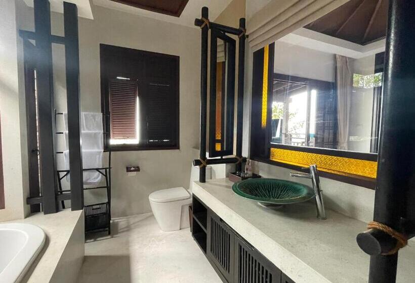 Вилла Deluxe 1 Спальня Вид на Море, Bhundhari Residence Koh Samui