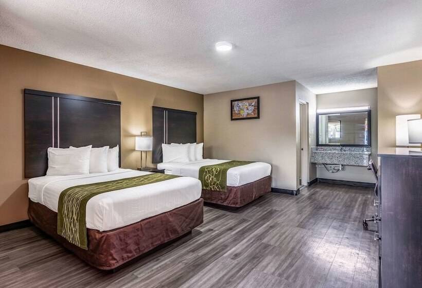 Номер Стандарт 2 Двуспальные Кровати, Americas Best Value Inn Opelika