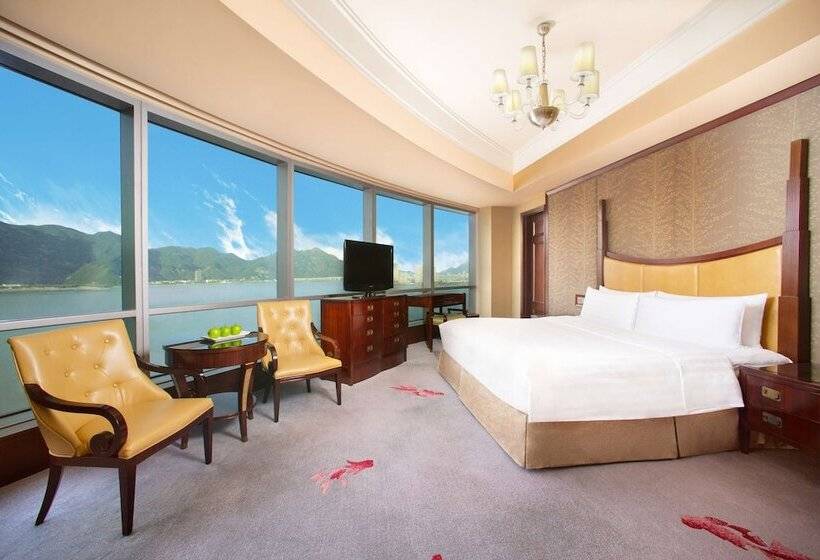 Президентский Люкс, Shangri La Wenzhou A Panoramic View Of The River, Adjacent To Wenzhou International Convention And E