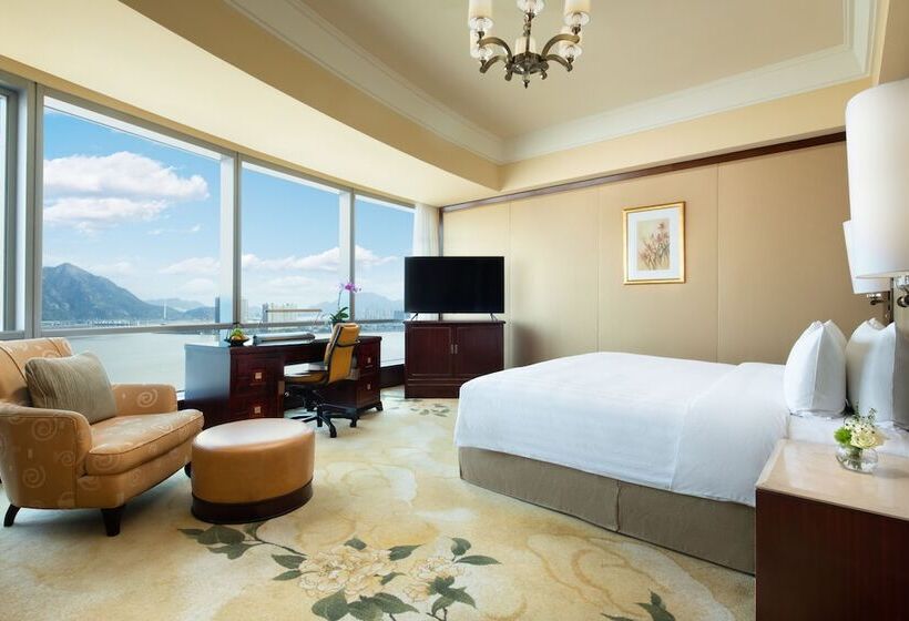 Номер Премиум, Shangri La Wenzhou A Panoramic View Of The River, Adjacent To Wenzhou International Convention And E