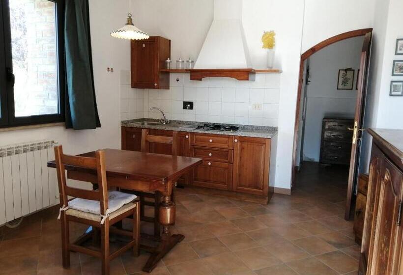 Апартаменты 1 Спальня Нижний Этаж, Agriturismo E Maneggio Poggio Leone