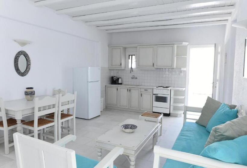 Апартаменты 1 Спальня Боковой Вид на Море, Anthos Apartments