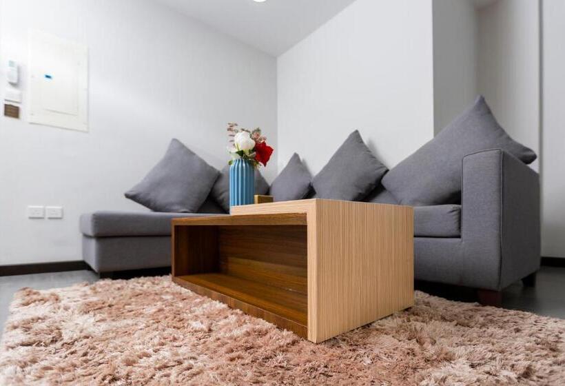 Deluxe-sviitti, اطلالة الشرفة 1 للشقق المخدومة Terrace View 1