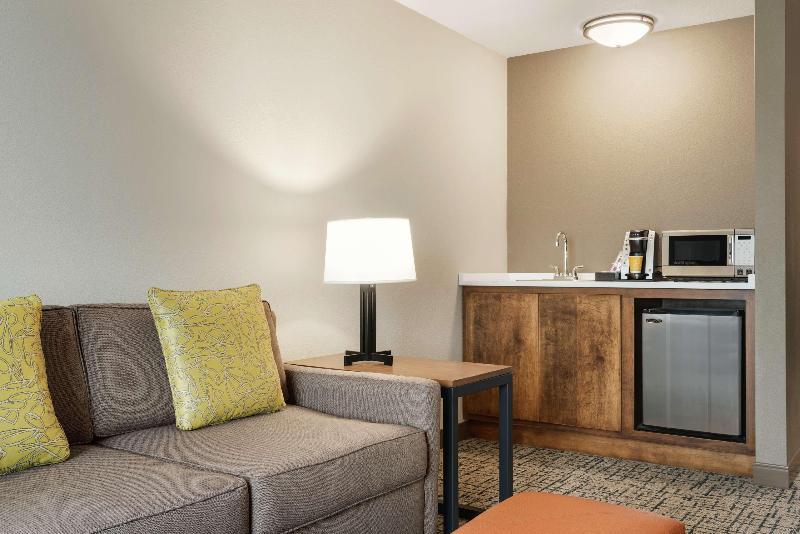 디럭스 스위트 킹 침대, Hilton Garden Inn Dubuque Downtown