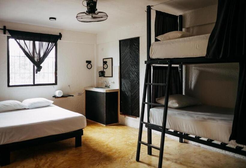 スタンダード４人部屋, Hostel Oryx Tulum
