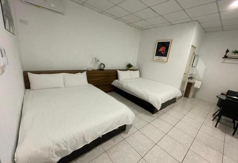 اتاق کلاسیک چهارنفره, 埔里城民宿 Pulitown Bnb