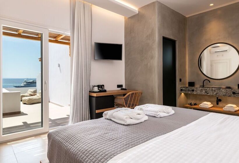Номер Deluxe Вид на Море, Avra Mykonos