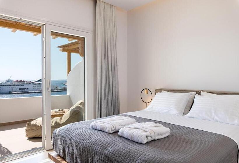 Номер Deluxe Вид на Море, Avra Mykonos
