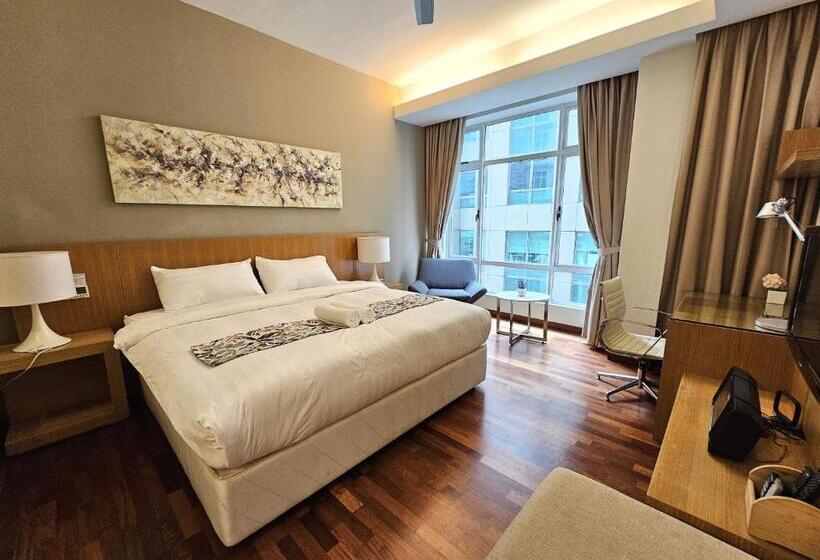 带大床的标准工作室, Cormar Suites Serviced Apartment