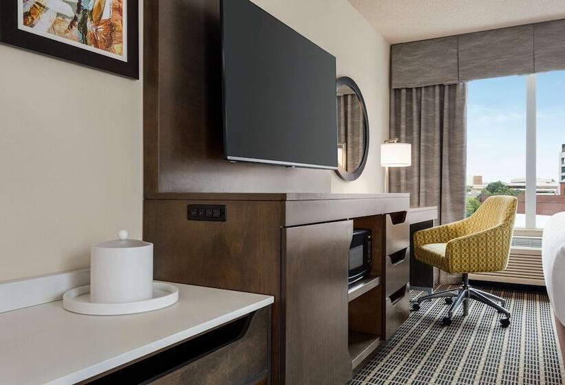 Quarto Estandar Cama Casal, Hampton Inn & Suites Greenville Downtown Riverplace
