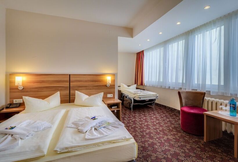 Quarto Triplo Comfort, Ferien Hotel Rennsteigblick