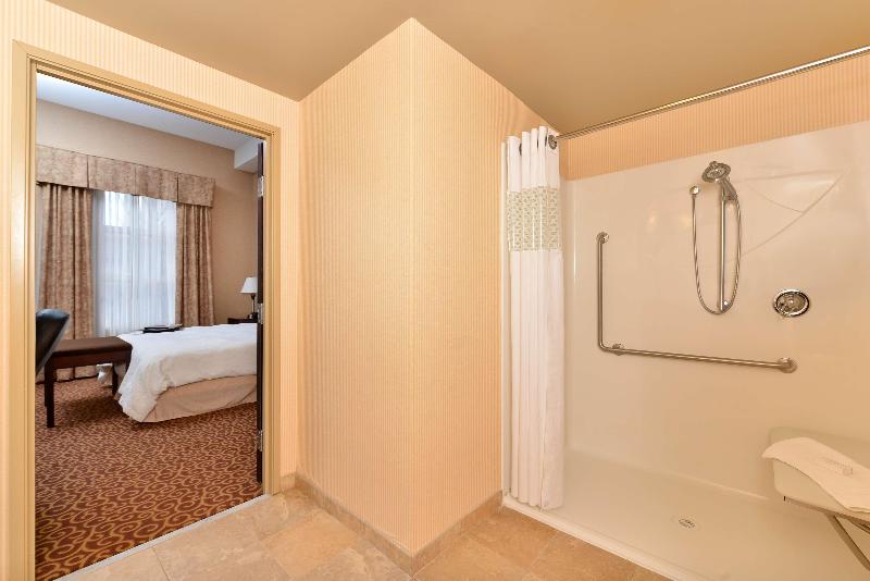 带大床的标准工作室, Hampton Inn & Suites By Hilton Edmonton Intl Airport