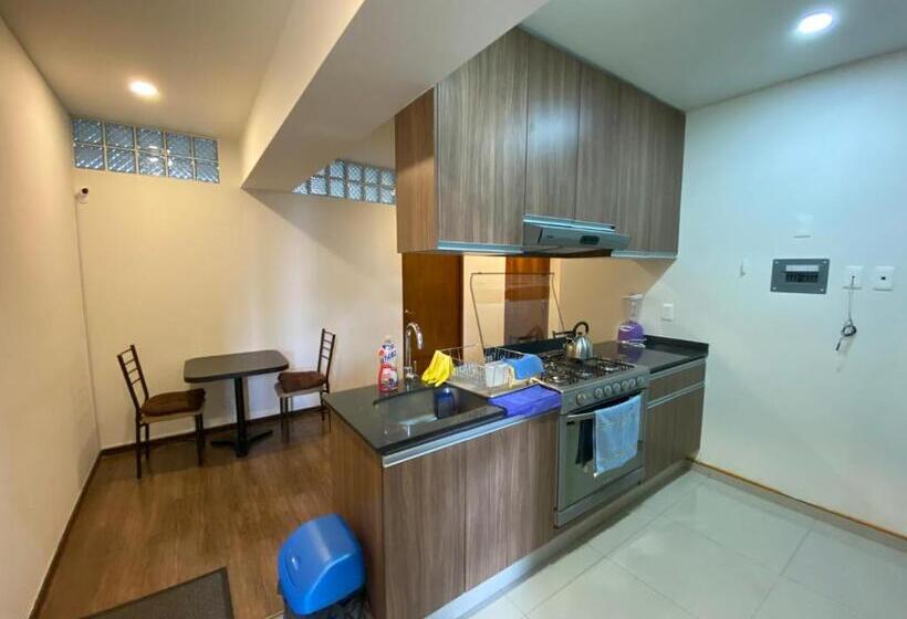Apartamento 1 Dormitório com Sacada, Chicago House
