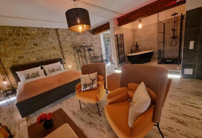Студио Стандарт с Террасой, Landpension Stützenmühle