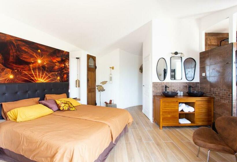 Quarto Estandar com Terraço, Le Domaine Des Mûriers   Charme, Chic, Calme En Provence Côte D Azur
