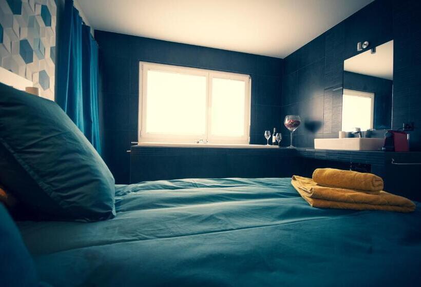 带大床的豪华间, Chambre D Hôte Valère