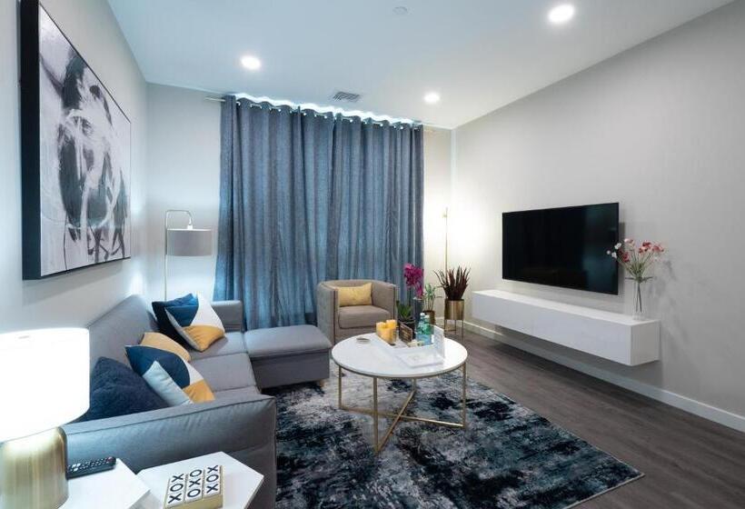 침실 2개 아파트, Luxury Furnished Apartments By Hyatus Downtown At Yale