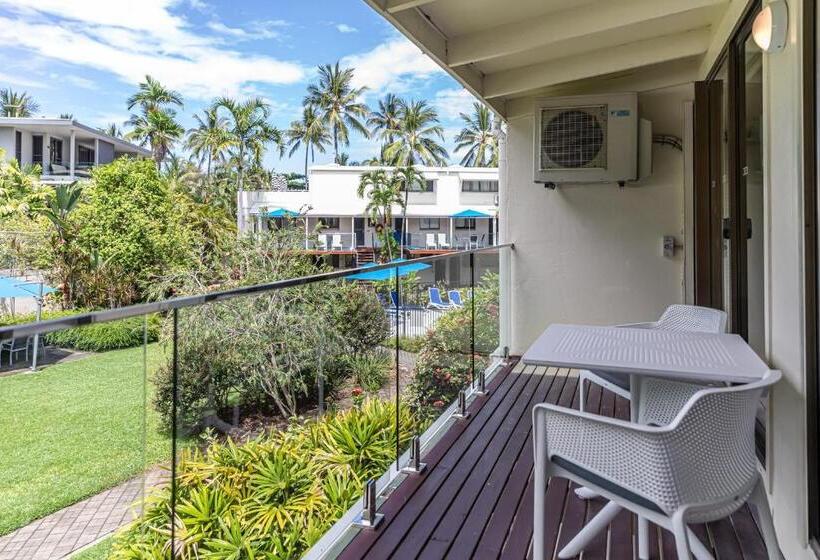 דירת 2 חדרי שינה עם נוף לגינה, Beachfront Terraces With Onsite Reception & Check In