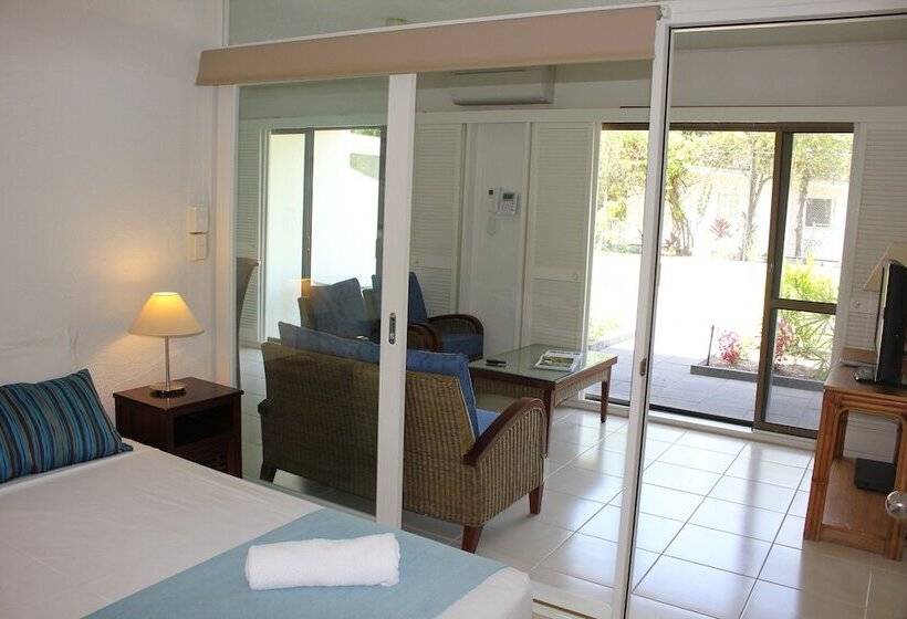 דירת 2 חדרי שינה עם נוף לגינה, Beachfront Terraces With Onsite Reception & Check In