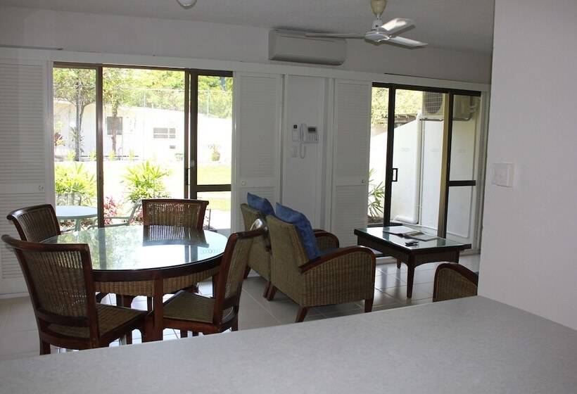 דירת 2 חדרי שינה עם נוף לגינה, Beachfront Terraces With Onsite Reception & Check In