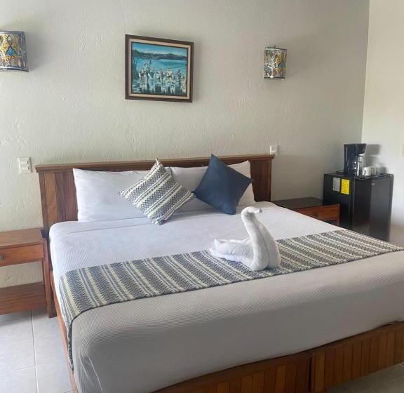 חדר סטנדרט נוף לים עם מרפסת, Villas Ema