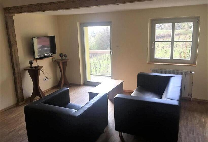Четырехместный Номер Стандарт с Балконом, Pension Bella Vista   Winzerhof Golk