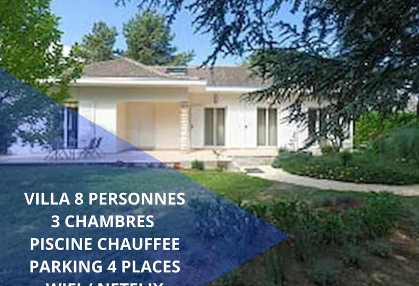 Вилла с 1 спальней и бассейном, Au Clos Beausejour