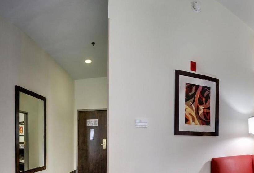 适合残疾人士使用的带超级大床的标准间, La Quinta Inn & Suites By Wyndham Meridian