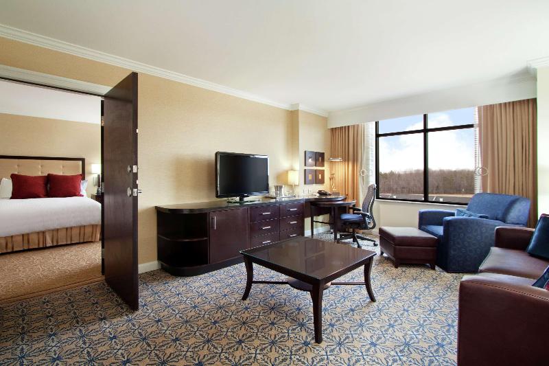 주니어 스위트 킹사이즈 침대, Hilton Richmond Hotel & Spa/short Pump
