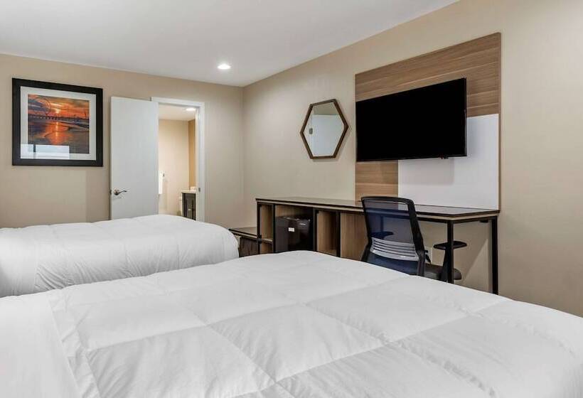 غرفه قياسيه سريرين مزدوجين, Rodeway Inn Oceanview