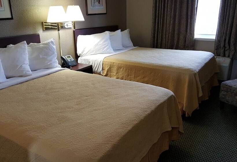 ２ダブルベッドのスタンダードルーム, Gurnee Motel