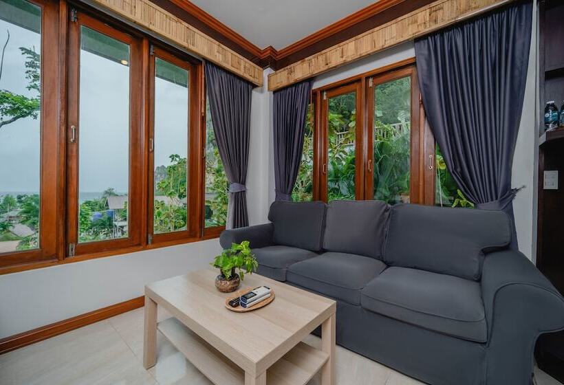 Семейный Номер Боковой Вид на Море, Railay Phutawan Resort