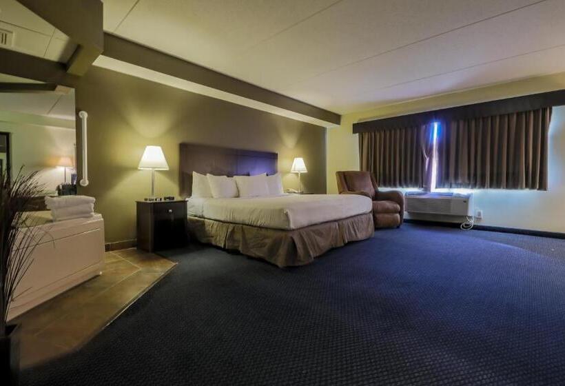 חדר דחוקס עם מיטת קינג, Americinn By Wyndham Lincoln South