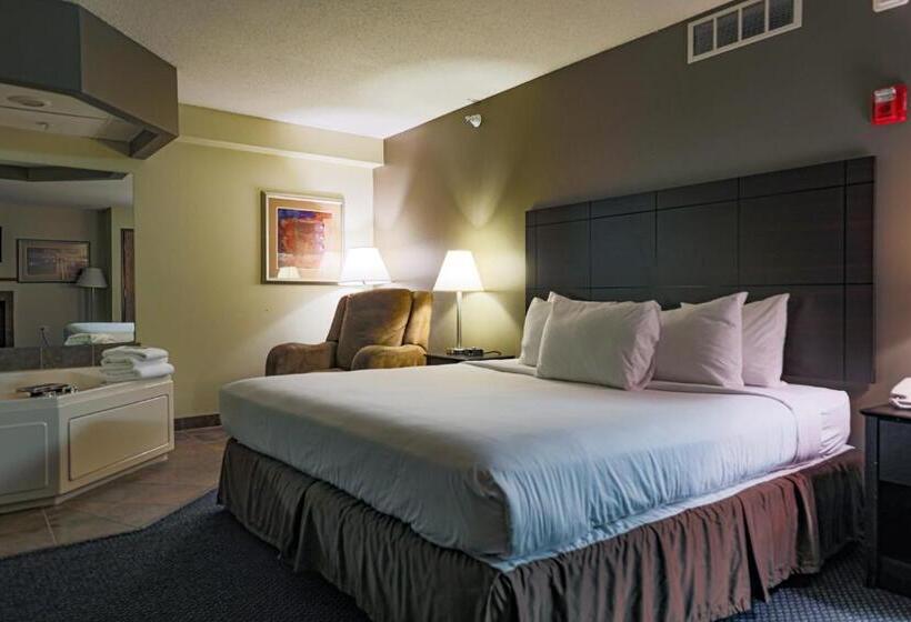 스탠다드 룸 킹사이즈 침대, Americinn By Wyndham Lincoln South