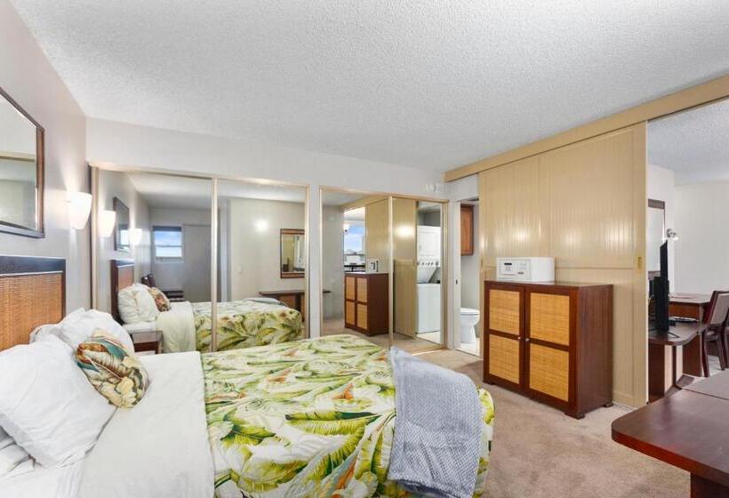 Апартаменты 1 Спальня с Балконом, Waikiki Beach Condominiums