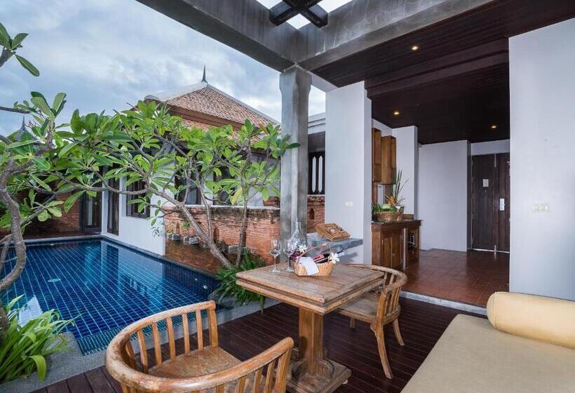 带花园景观和一个卧室的别墅, Royal Muang Samui Villas   Sha Extra Plus