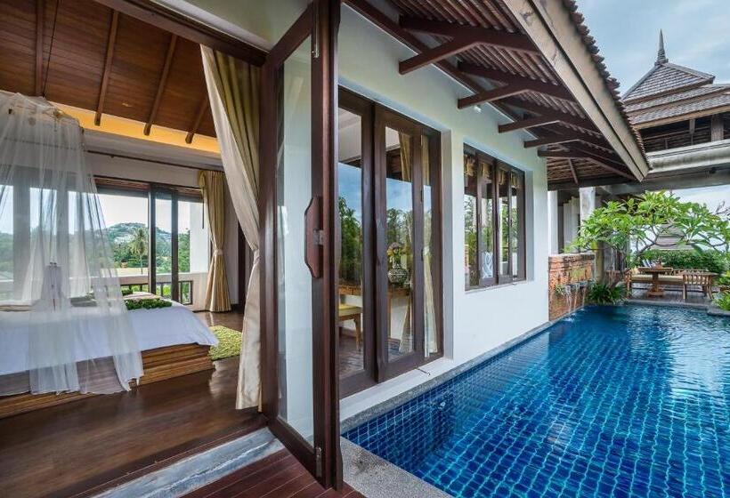 带花园景观和一个卧室的别墅, Royal Muang Samui Villas   Sha Extra Plus