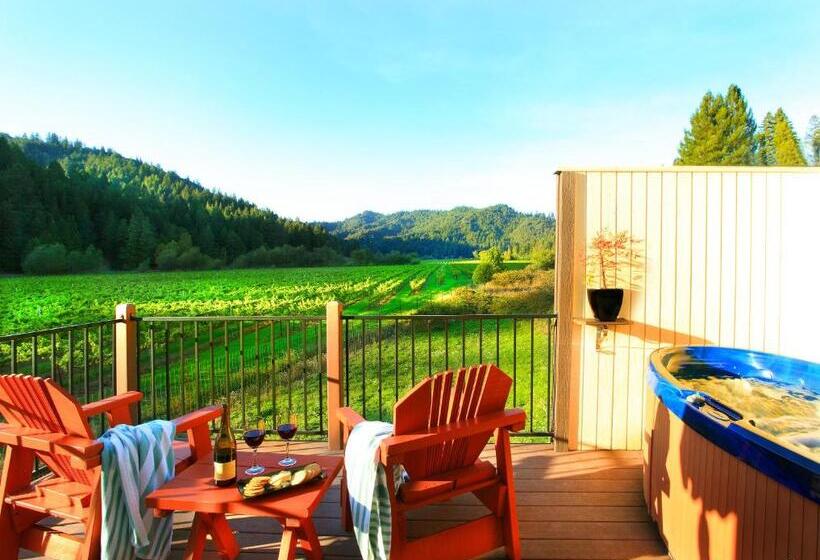 Люкс с гидромассажем, West Sonoma Inn & Spa