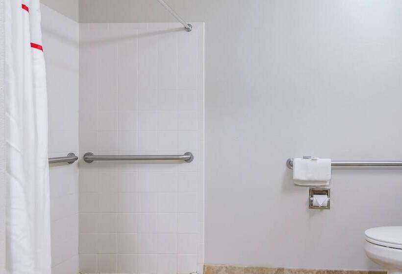 quarto Deluxe Adaptado para Deficientes Físicos, Red Roof Inn I 95 North Brunswick Darien