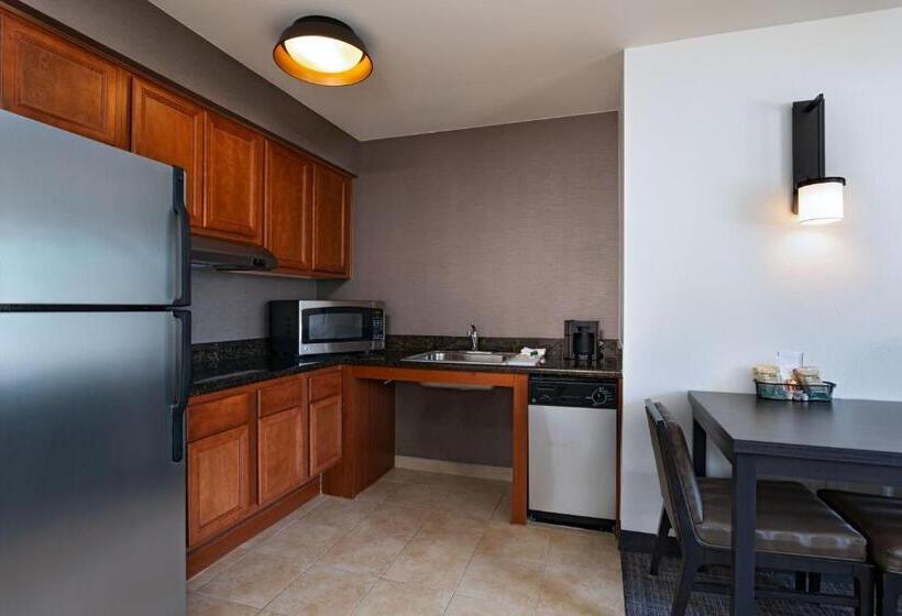 带大床的套房, Residence Inn Beaumont