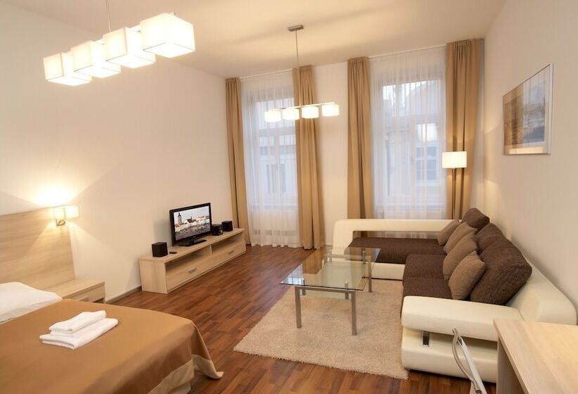 １ベッドルームアパートメント, Residence U černé Věže české Budějovice